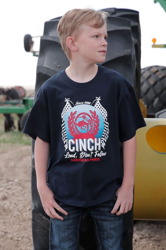 CINCH BOYS LEAD, DONT FOLLOW TSHIRT