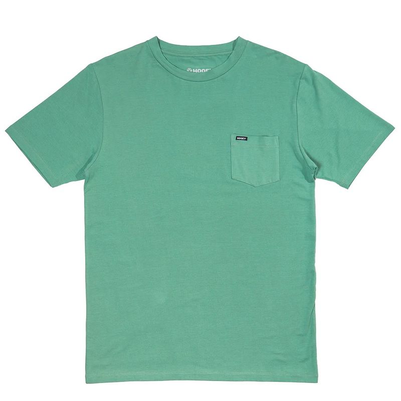 HOOEY SAN JOSE TEAL POCKET SHIRT
