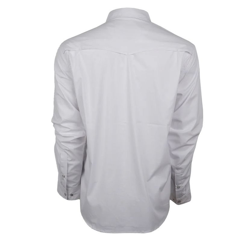 STS RANCHWEAR FISCHER LONG SLEEVE SNAP SHIRT - WHITE