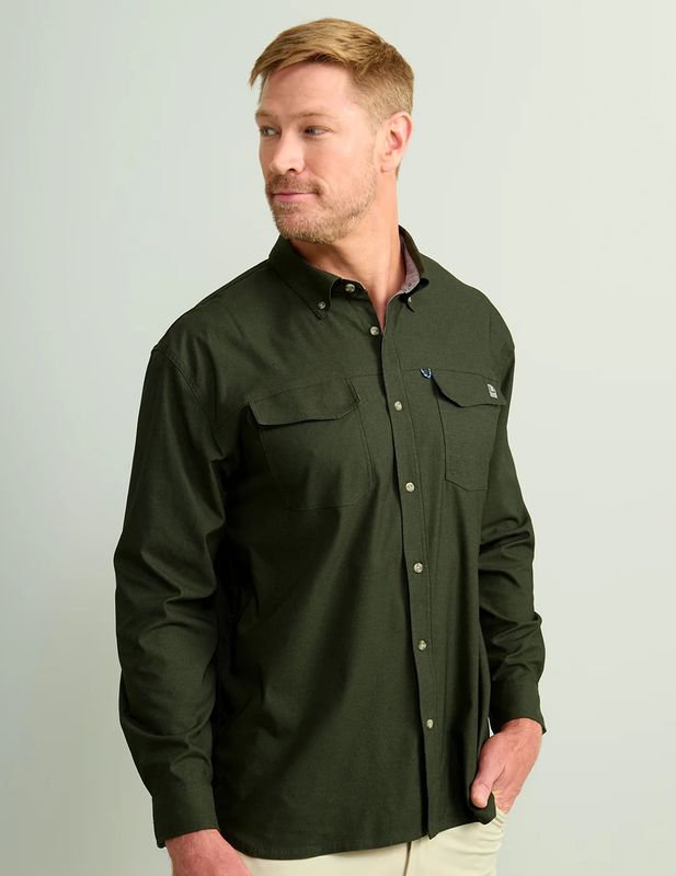 HAWSER TECH BUTTON-DOWN