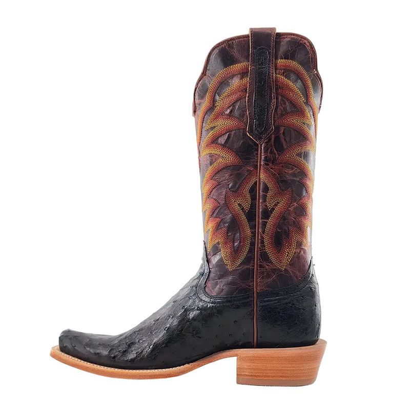 R. WATSON MEN'S NICOTINE FULL QUILL OSTRICH BOOT