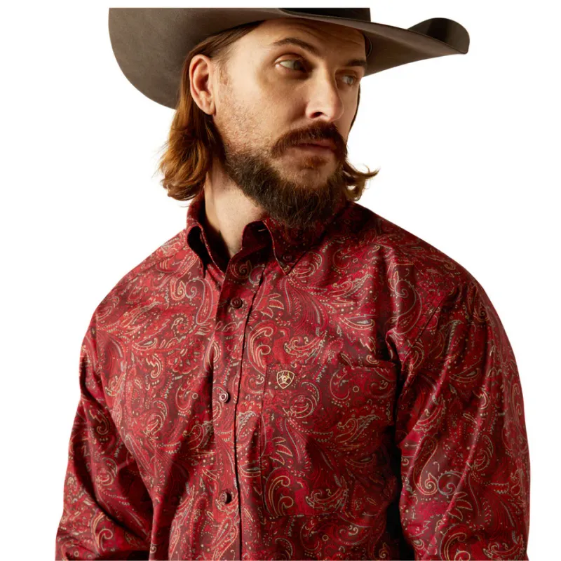 MEN&#39;S RED JAYDON CLASSIC FIT SHIRT