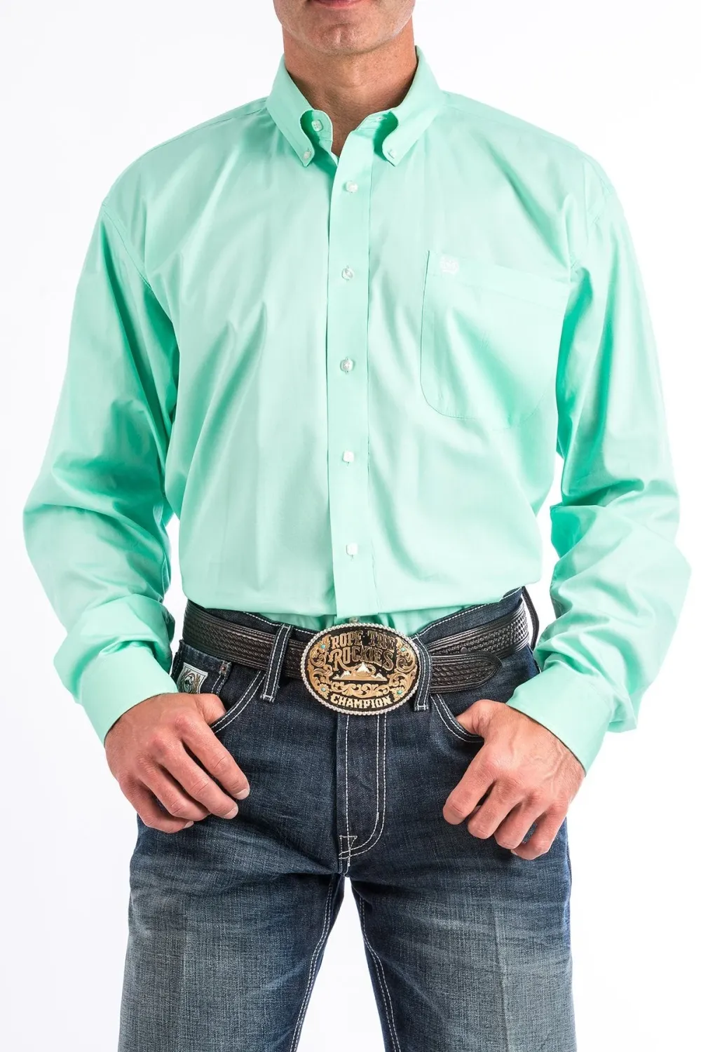 MENS SOLID MINT GREEN