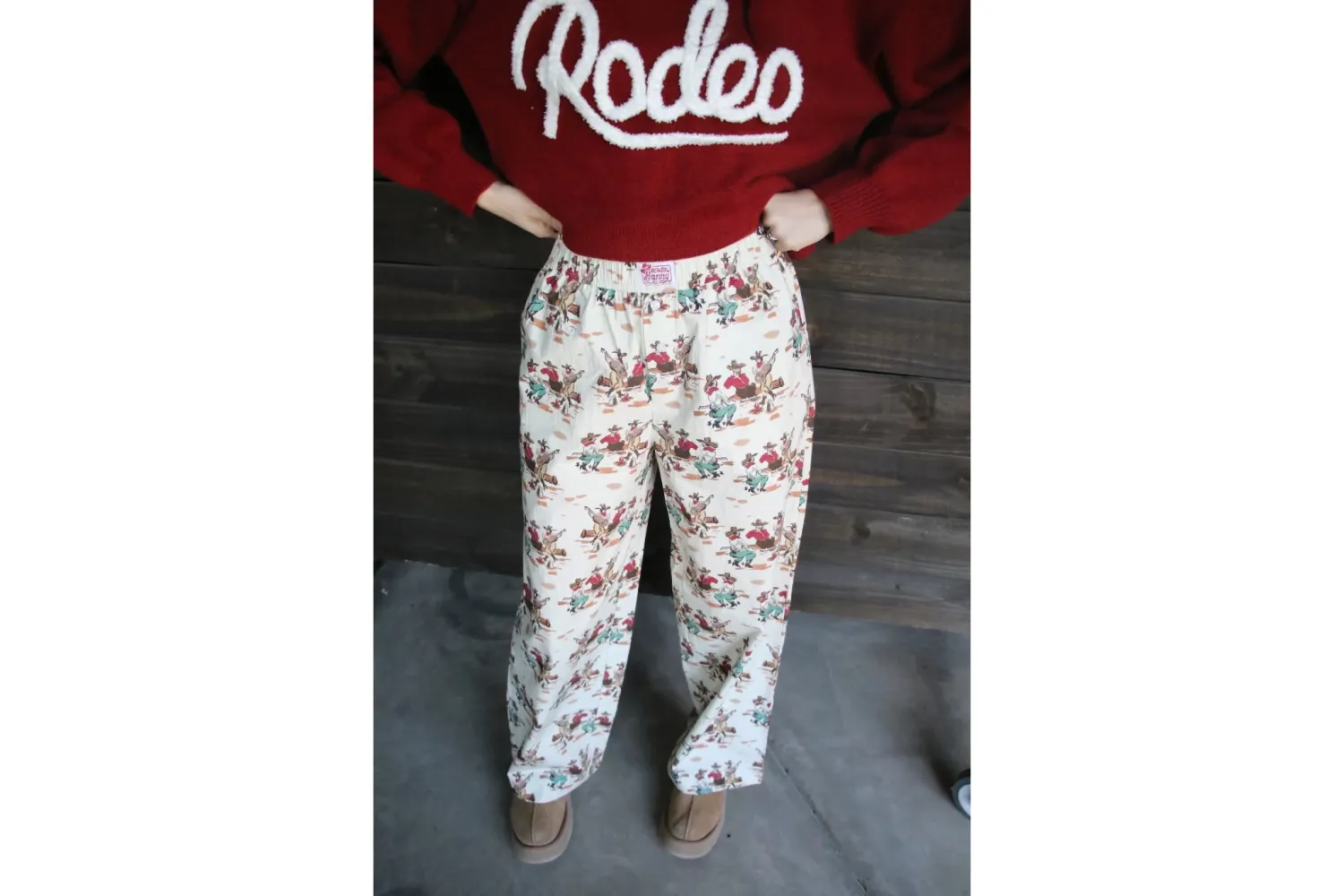 Wagon Wheel Cowboy Western Pants