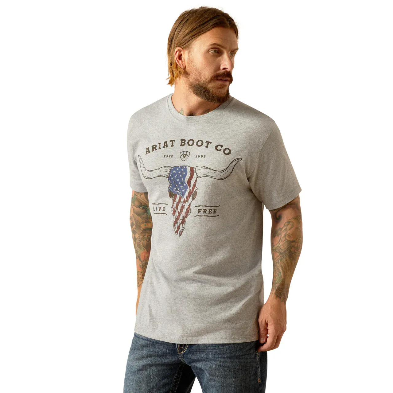 Ariat Men&#39;s Long Live Freedom T-Shirt