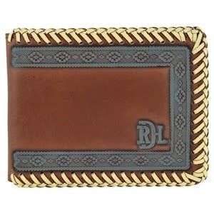 BIFOLD WALLET TURQUOISE WASHED