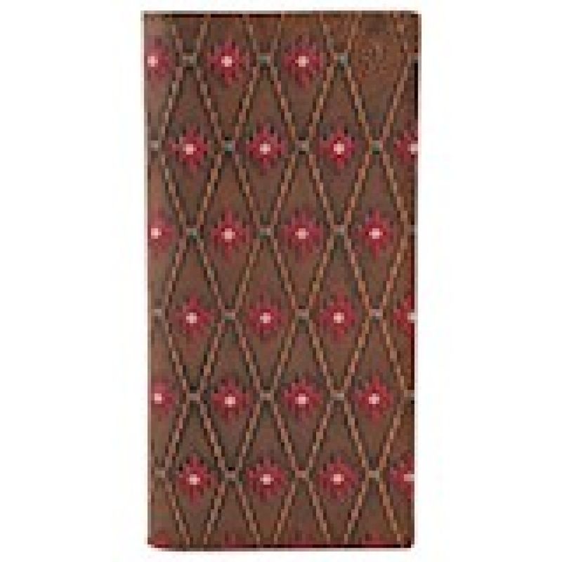 RED SOUTHWEST PATTERN RODEO WALLET