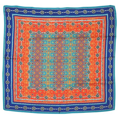 CHAINBELT PRINT WITH MULTI COLORED DESIGNS