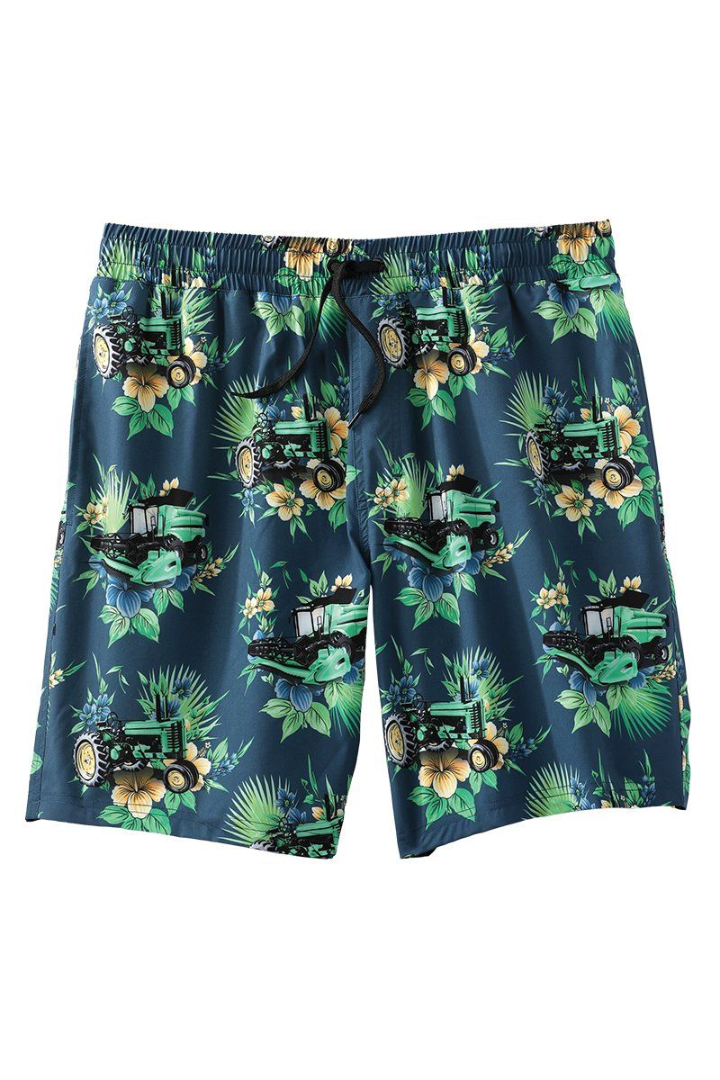Men&#39;s Tractor Swim Trunks - Teal