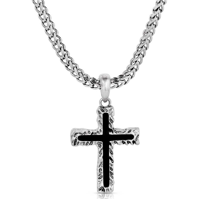 Roughstock Cross Necklace