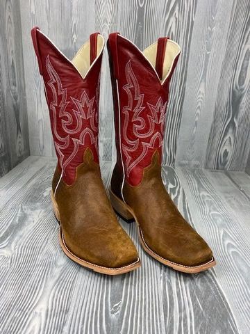 MEN&#39;S HORSE POWER TOP HAND WAXY COMMANDER WITH 13&quot; WEATHERED RED GOAT TOP