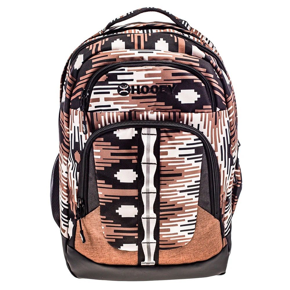 &quot;OX&quot; HOOEY BACKPACK TAN &amp; BLUE W/AZTEC
