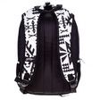 ROCKSTAR" HOOEY BACKPACK BLACK &amp; WHITE W/PUEBLA STONE AZTEC
