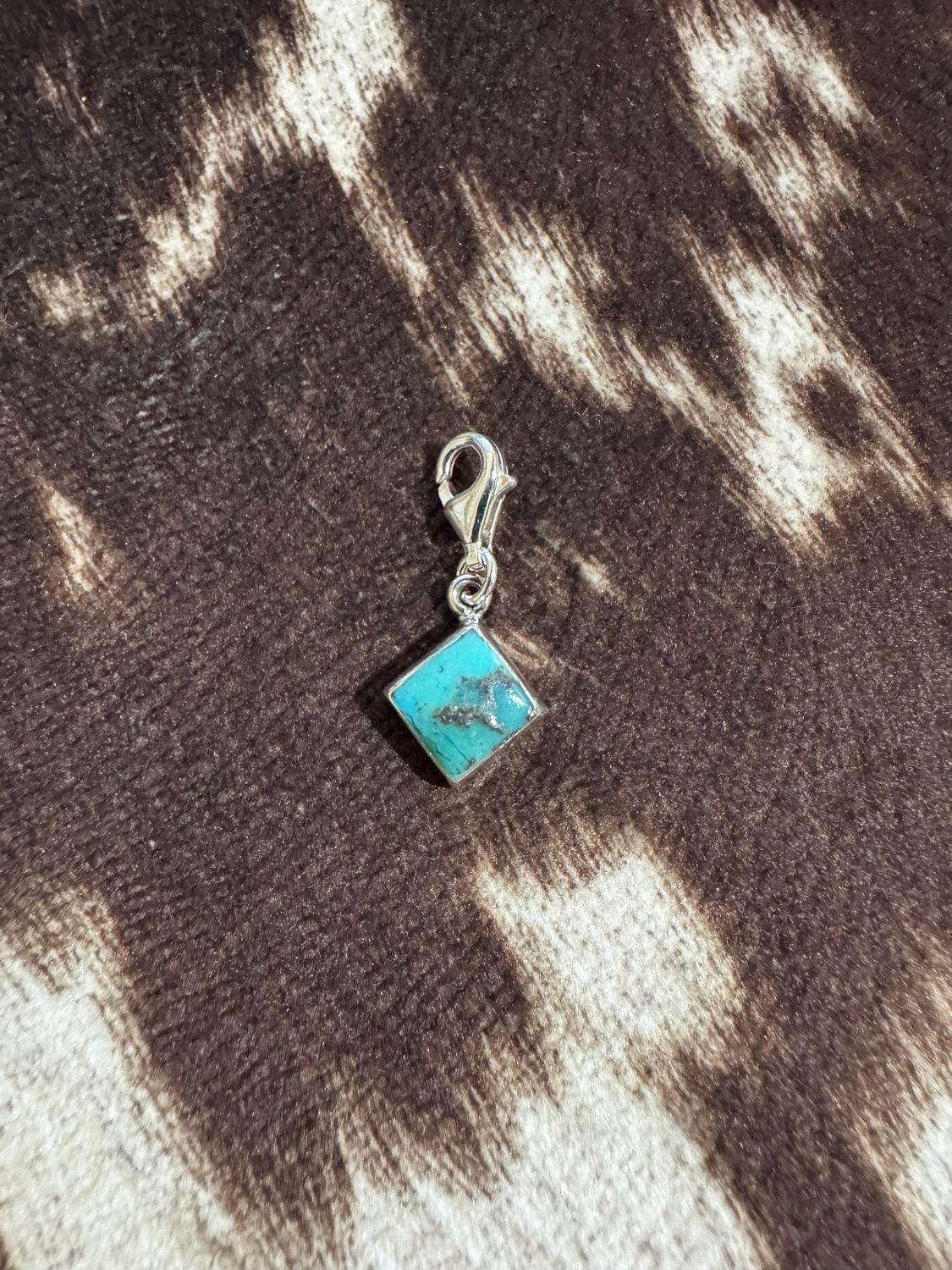 TURQUOISE DIAMOND CHARM