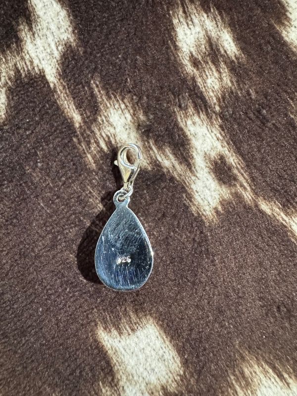 TURQUOISE TEARDROP CHARM