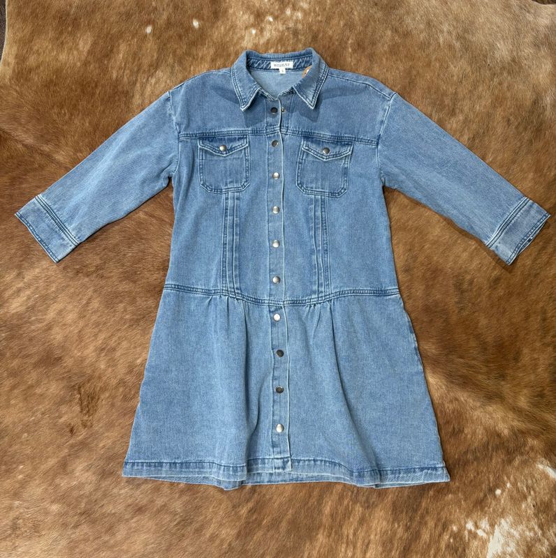 Mini Denim Dress