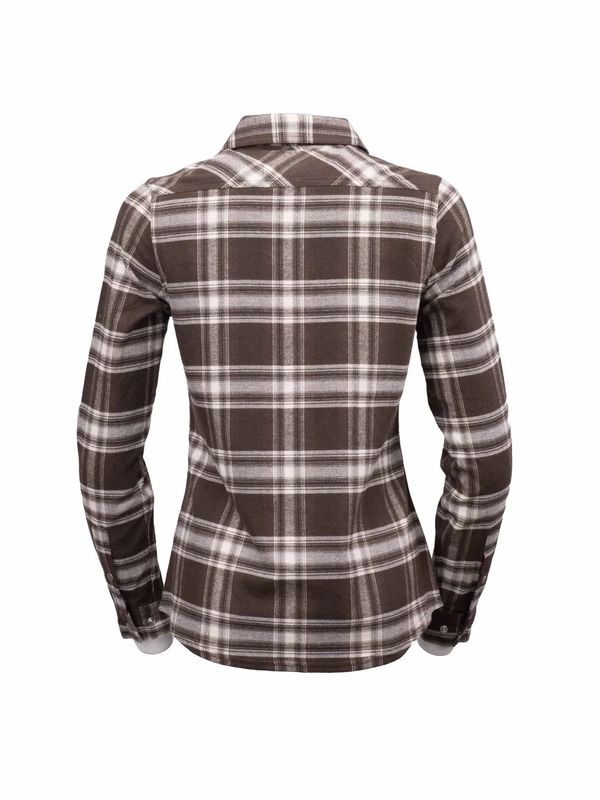Women's Chocolate Plaid Shirt
