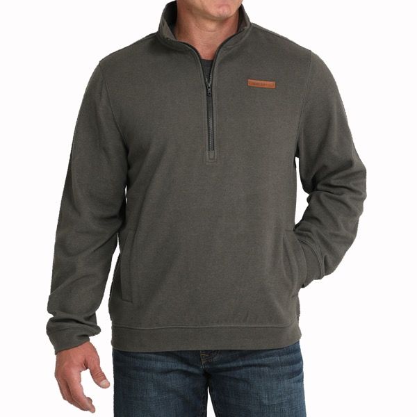 Mens Cinch Quarter Zip Pullover Olive