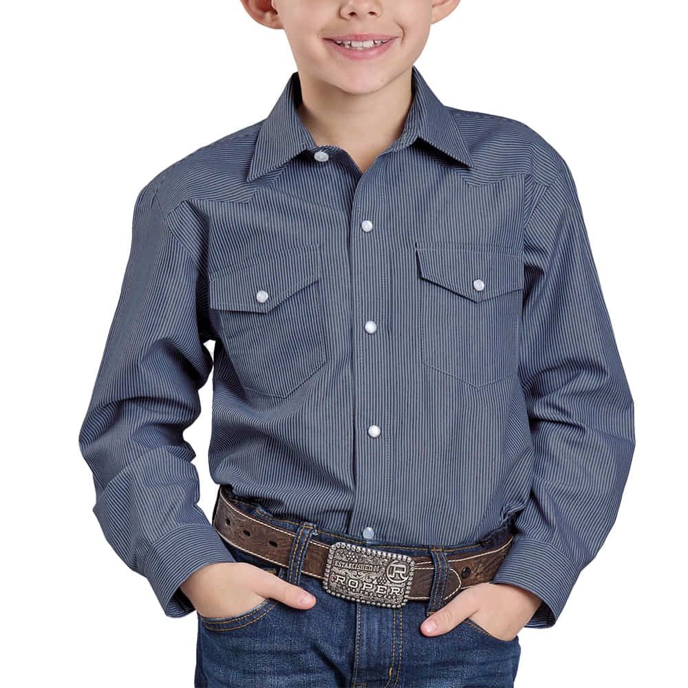 Boys Roper Thin Blue Stripe