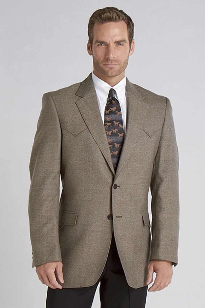 Circle S Sports Coat - Donegal Brown