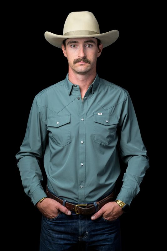 Ferrell Mens L/S Aqua