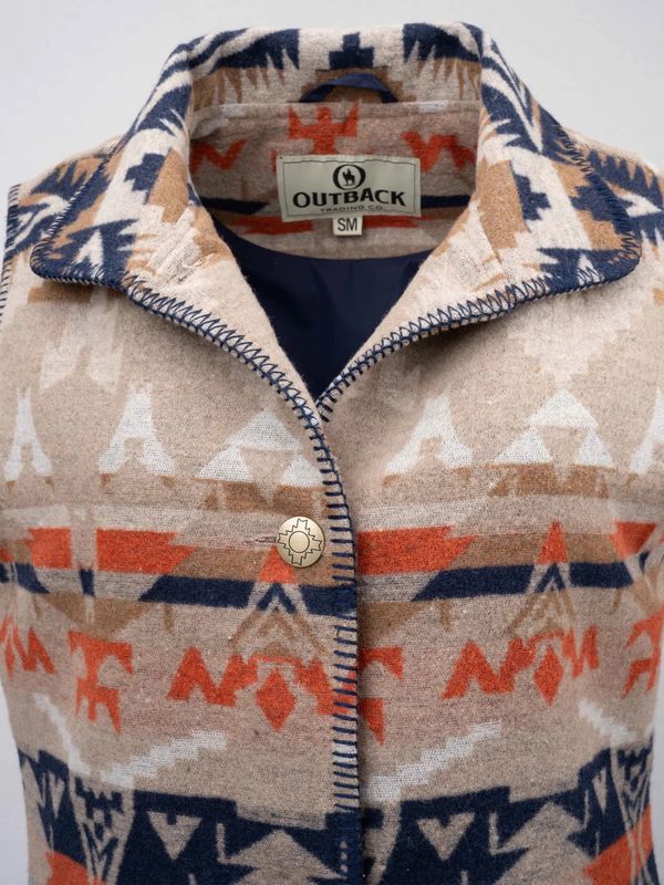 Womens Aztec Outback Vest