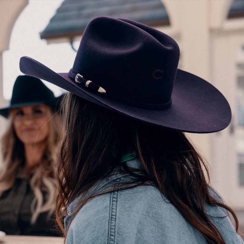 Charlie 1 Horse - Purple Cowgirl Hat