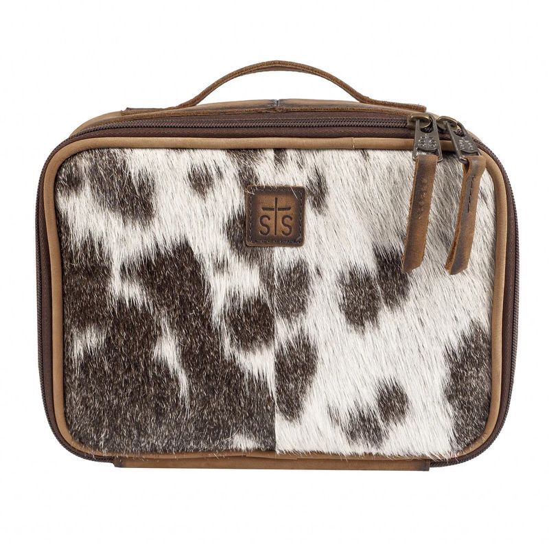 STS Cowhide Yukon Makeup Organizer