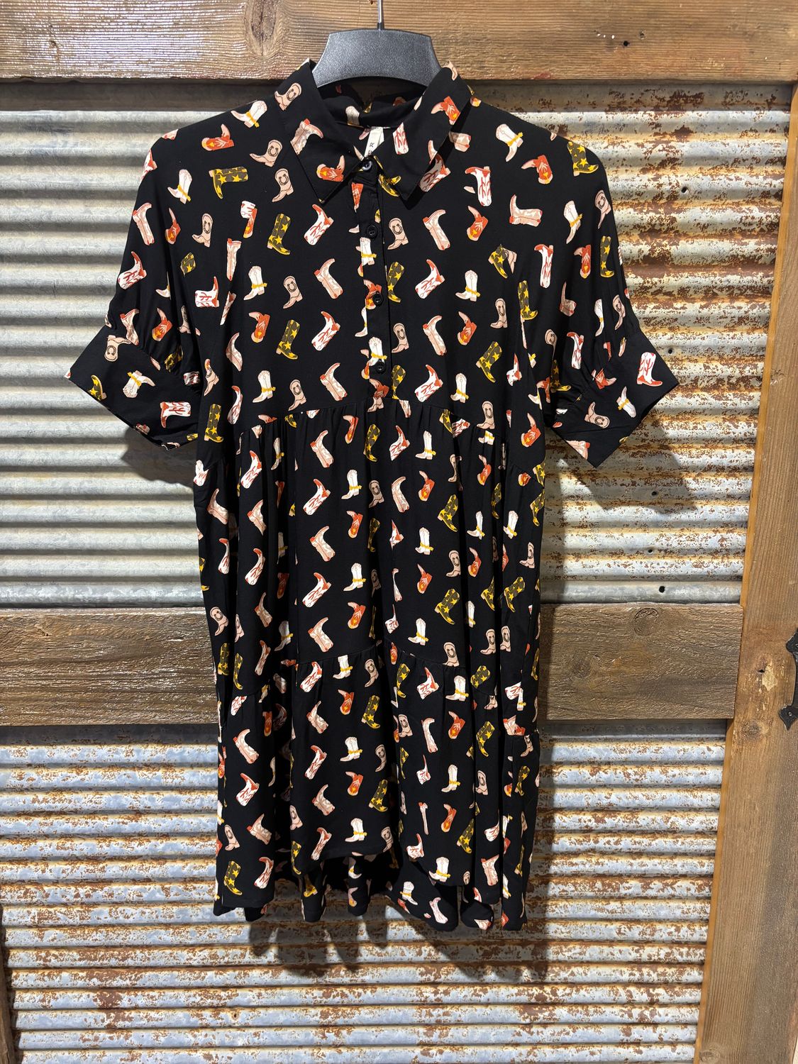 Womens Roper Boot Print Dress