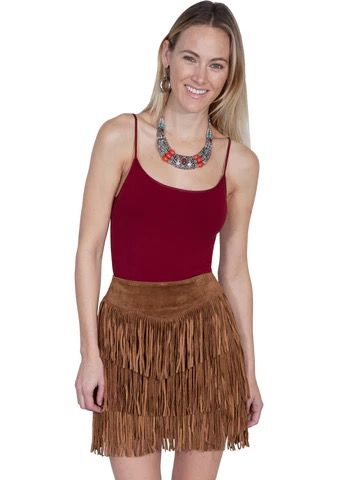 Womens Scully Fringe Skirt