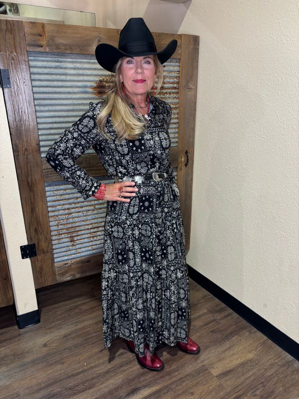 Womens Stetson Bandana Dress