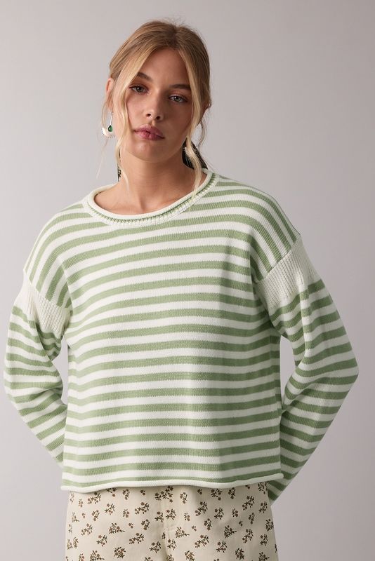 Womens Stripped Sweater