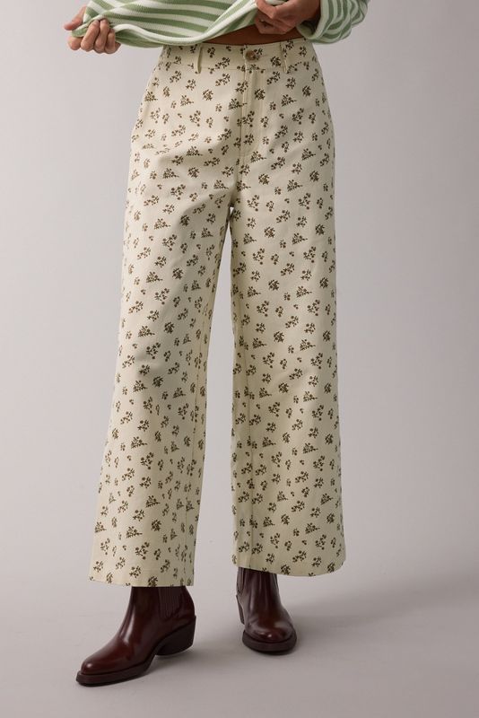 Womens Floral Pants