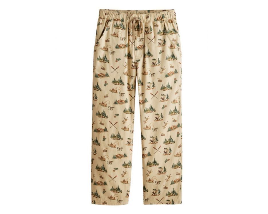 Pendleton Mens Camp Khaki Flannel PJs