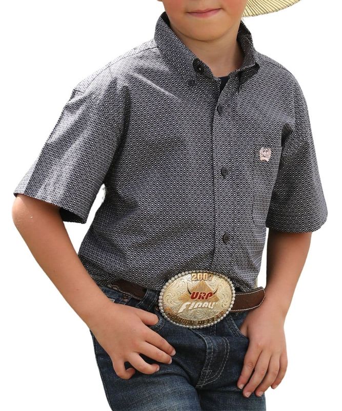 Cinch Youth Grey Short Sleeve