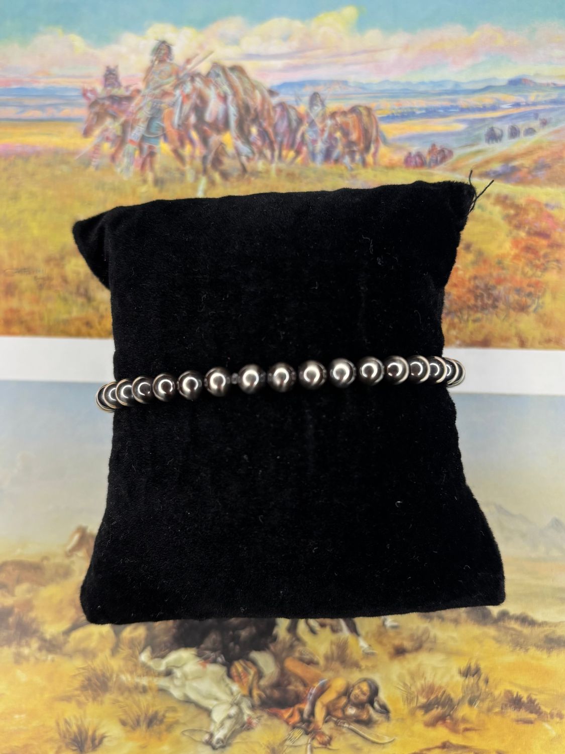 5MM Navajo Pearl Stretch Bracelet