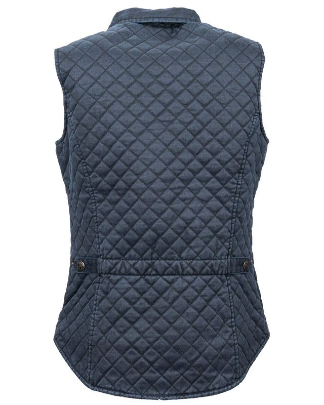 Outback Quilted Vest Navy