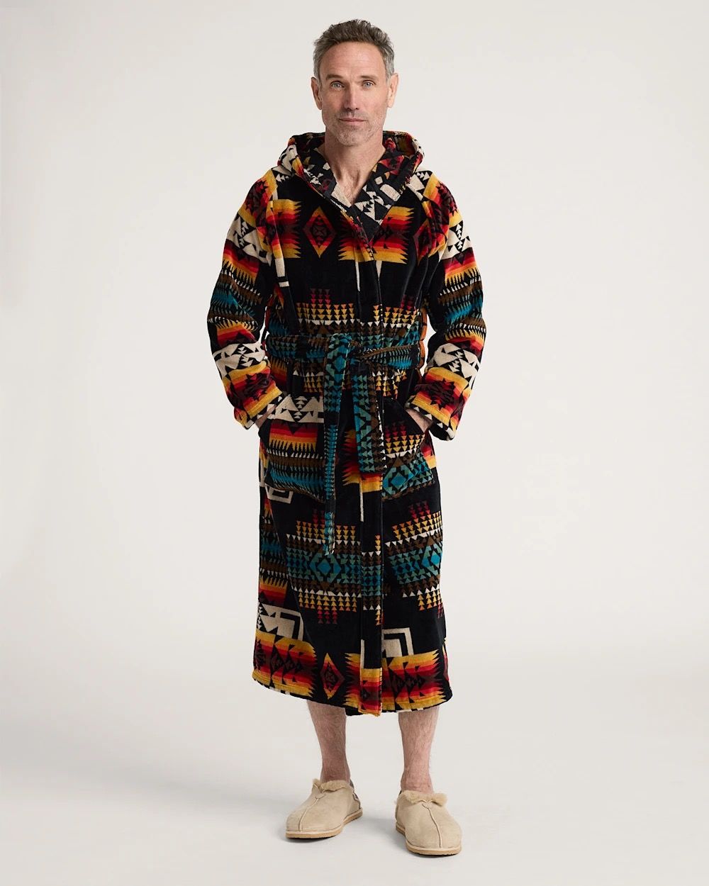 Chief Joesph Velour Bathrobe