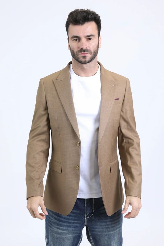 Mens Light Brown Blazer