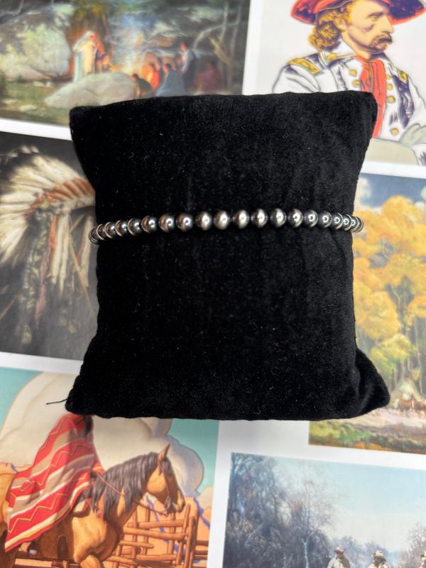 4 MM Navajo Pearl Bracelet