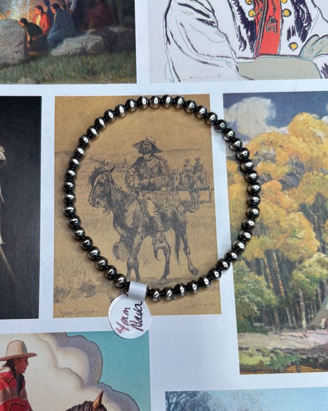 4 MM Navajo Pearl Bracelet