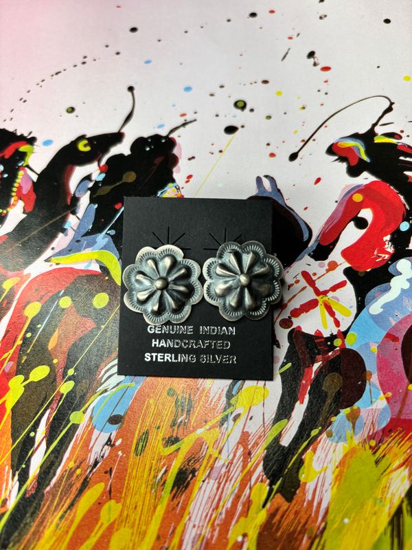 Small Concho Earrings