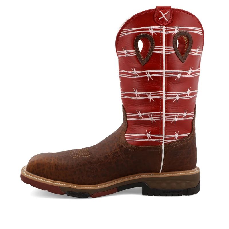 Mens Twisted X 12" Western Work Boot