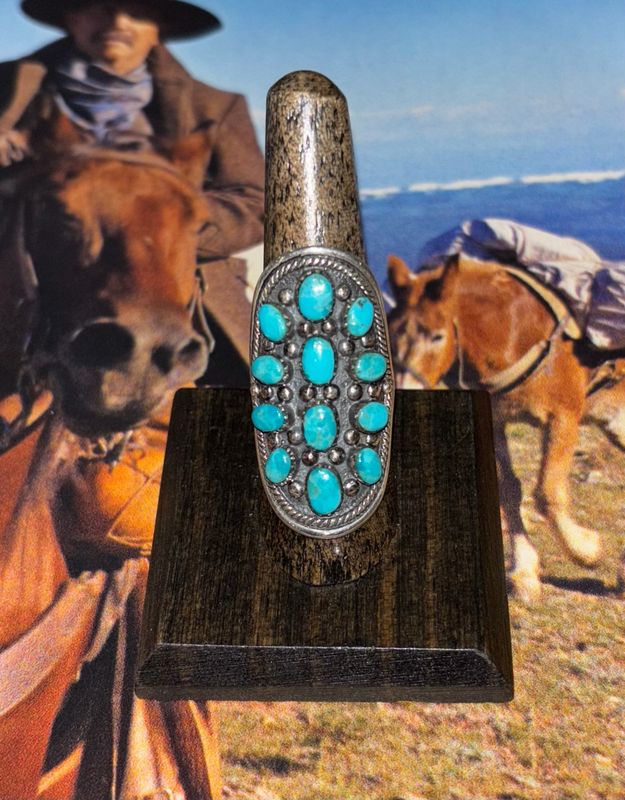 Turquoise Elongated Ring