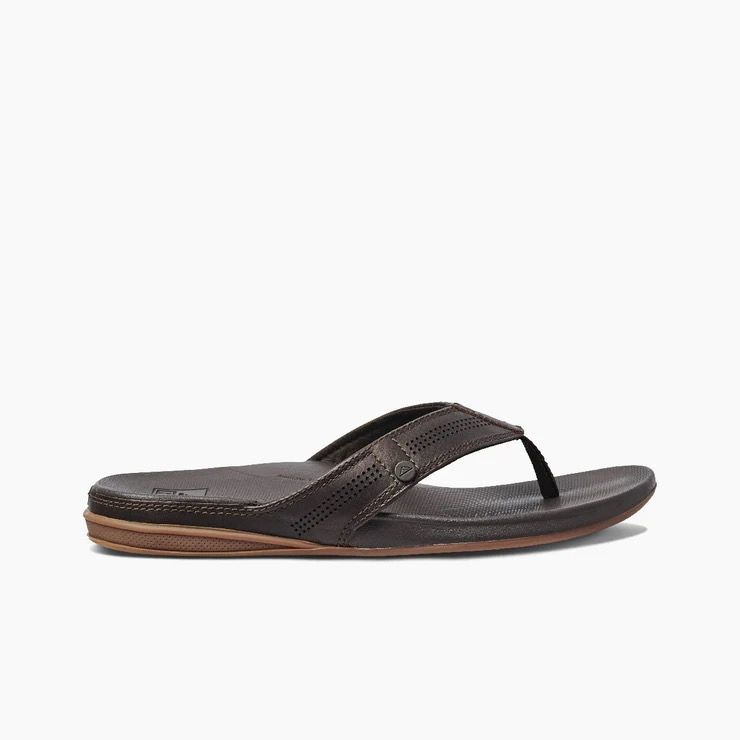 REEF Mens Cushion Lux Leather Sandals