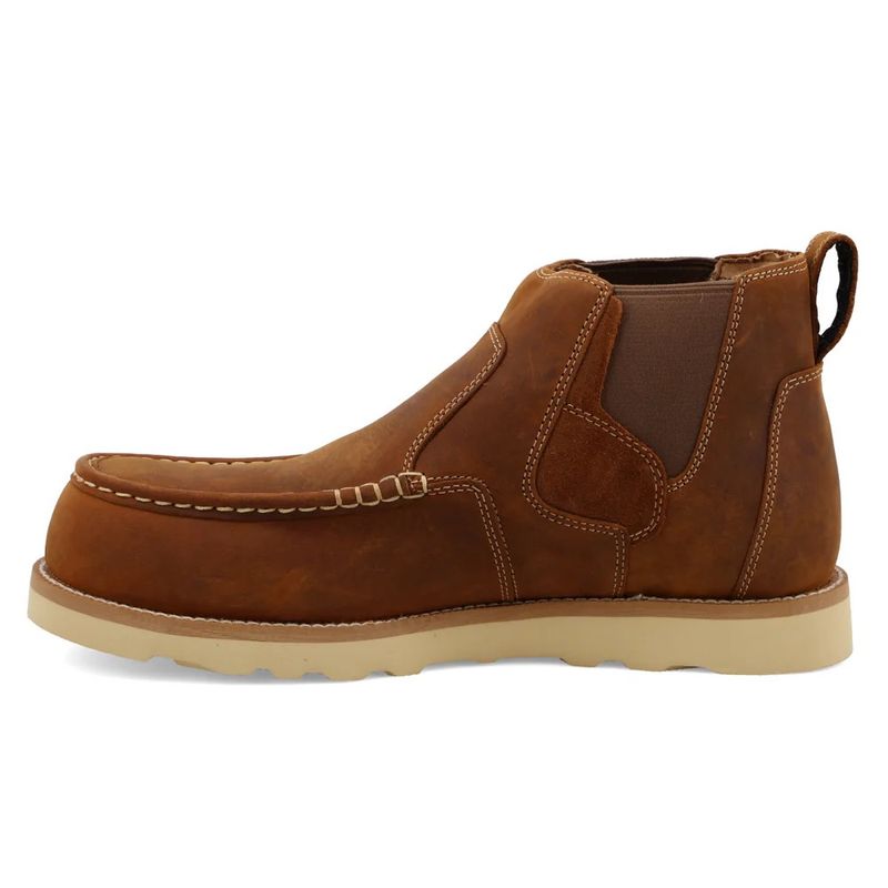 Mens Twsited X 4" Work Chelsea Wedge Sole Boot