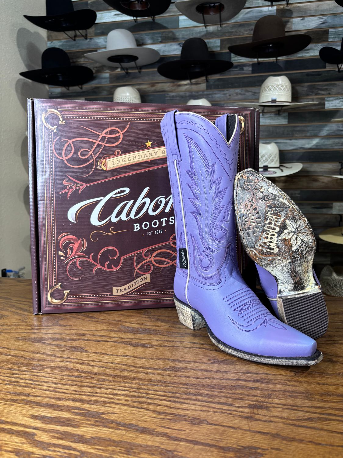 Womens Caborca Violet Boots