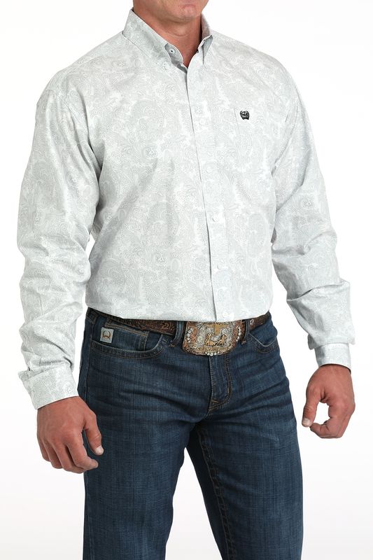 Mens Cinch Long Sleeve Button Down