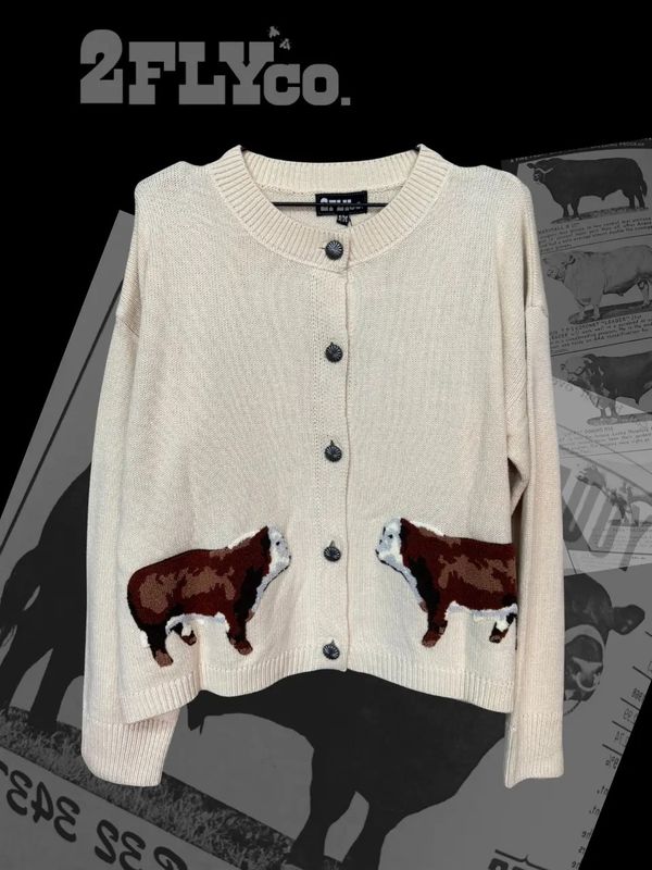Old School Hereford Cardigan