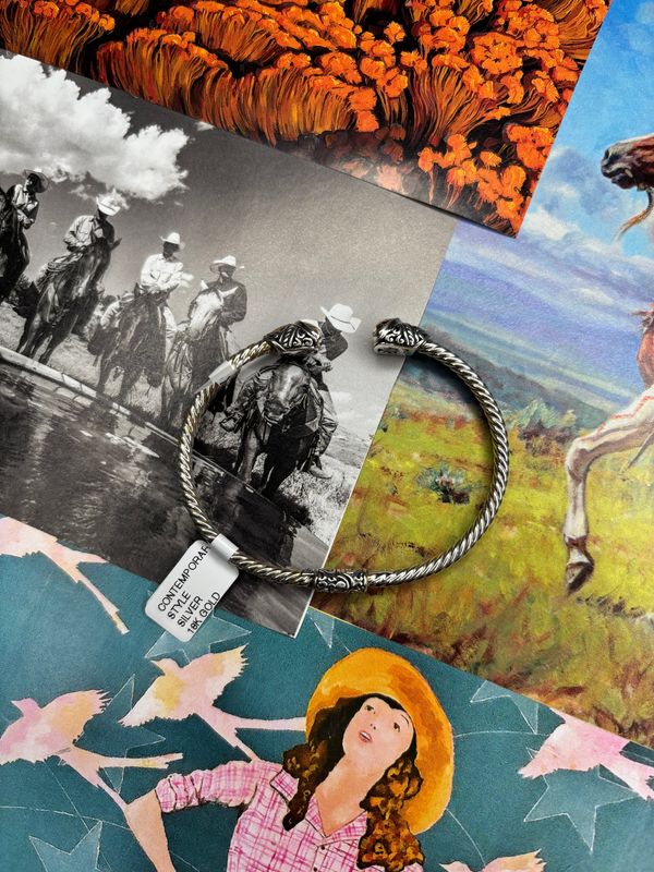 Silver and Gold Cuff